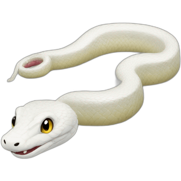 white fur snake emoji