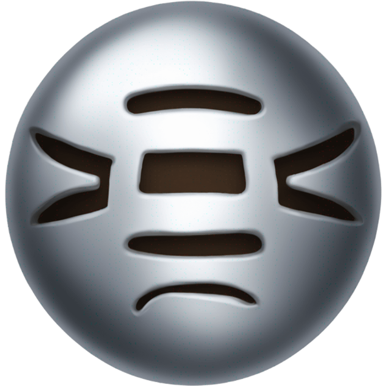 Metal Kirby ball emoji