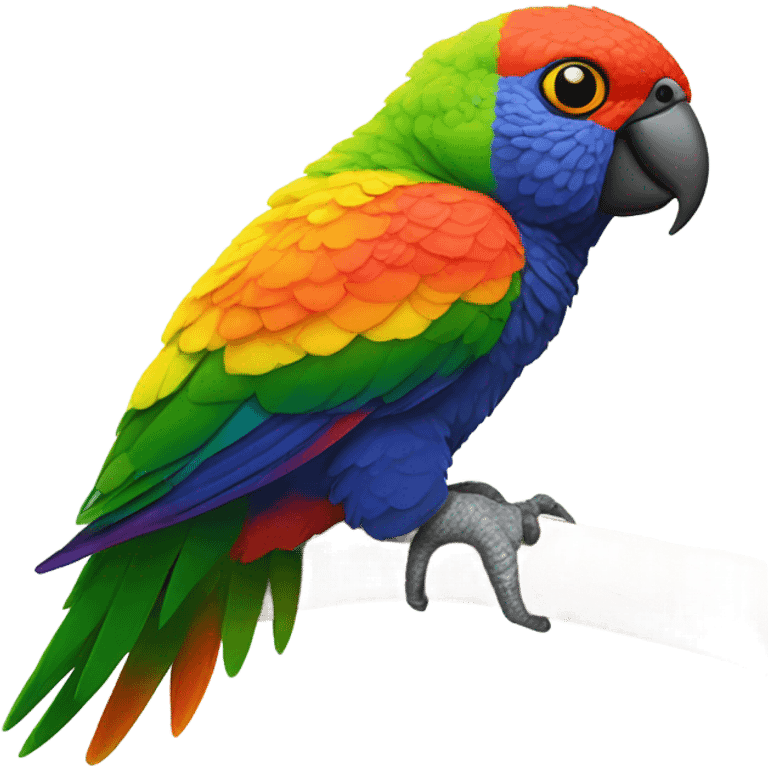 rainbow lorikeet emoji