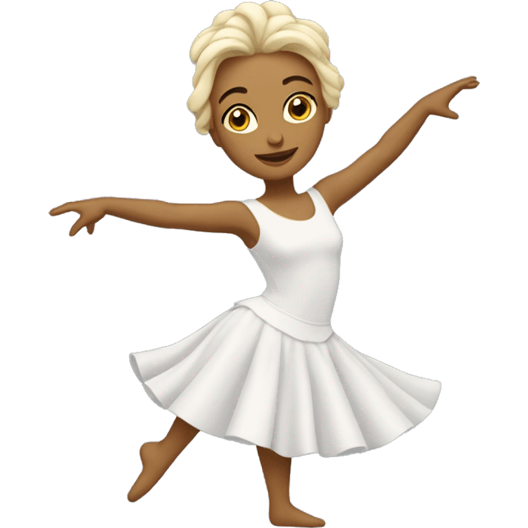 Danseuse étoile blanche emoji