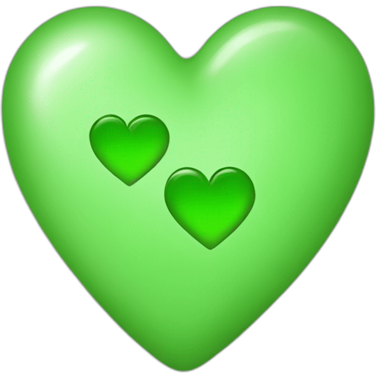 Two-Green-heart emoji