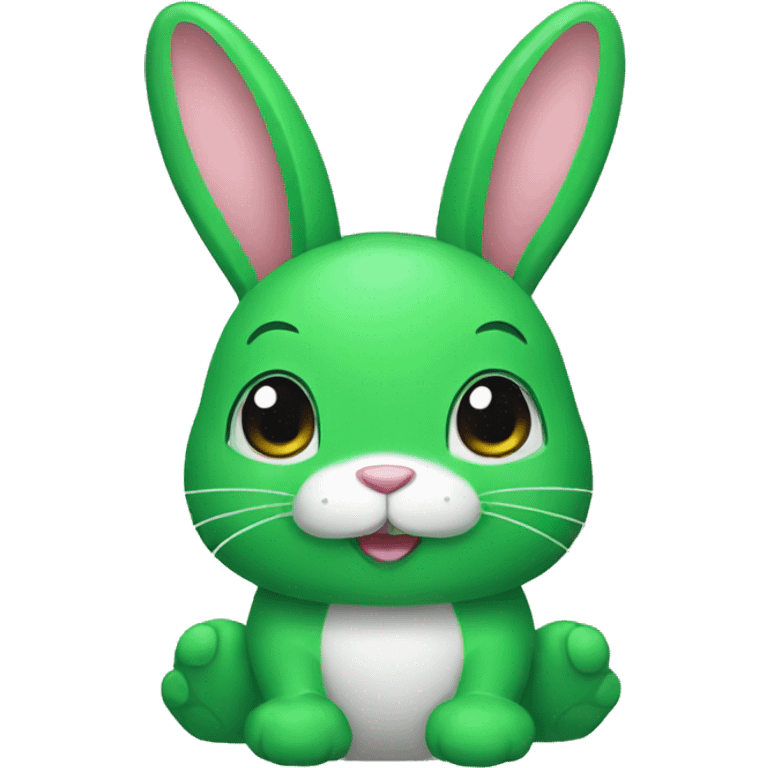 green bunny emoji