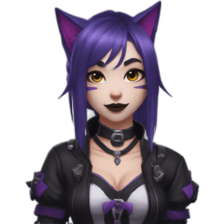 goth nekochan Mei,overwatch emoji