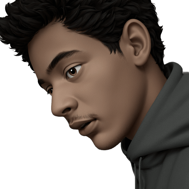 profile portrait of a boy emoji