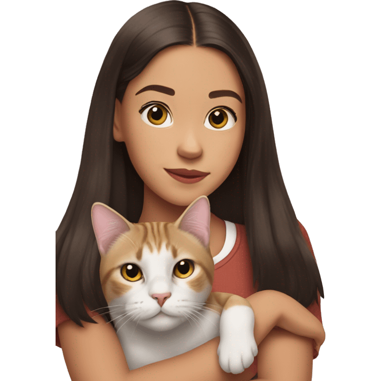 Olivia rodrigo with a cat emoji