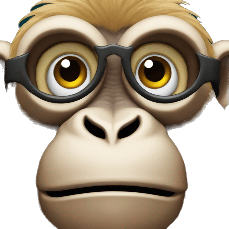 cool monkey head emoji