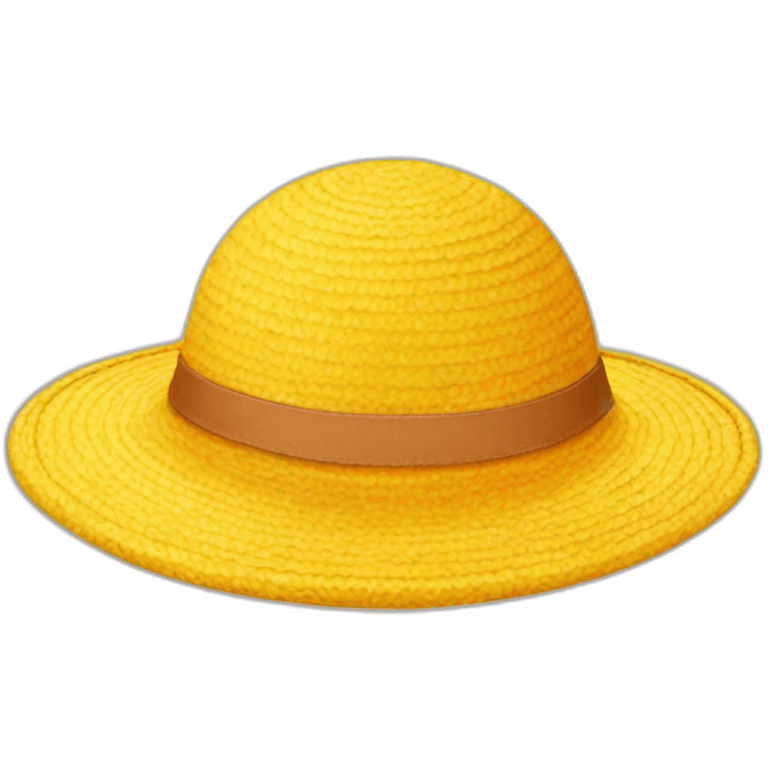 Sun with hat emoji