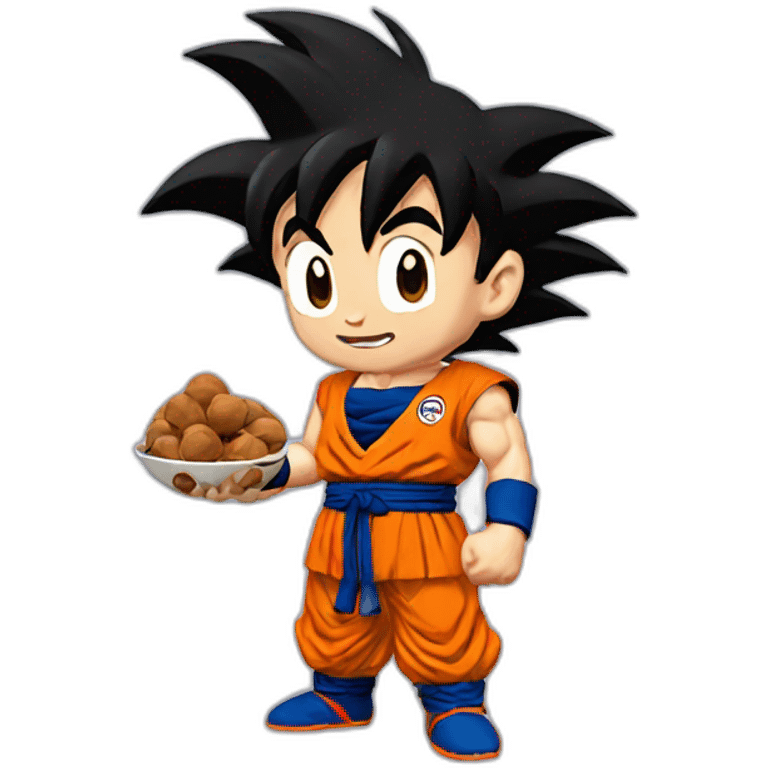 goku holding nuts emoji