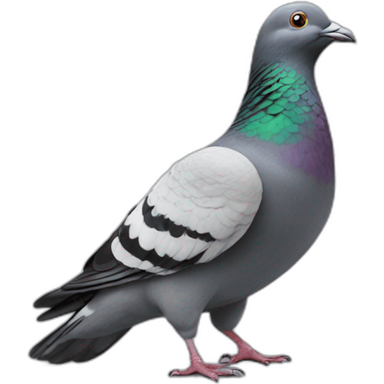 Pigeon dancing emoji