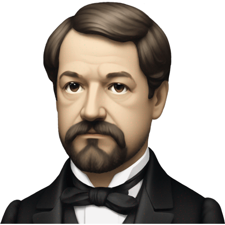 Claude Debussy upper body emoji