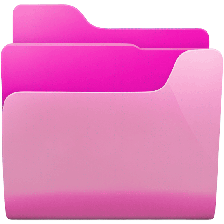 intensive color pink folder icon emoji emoji