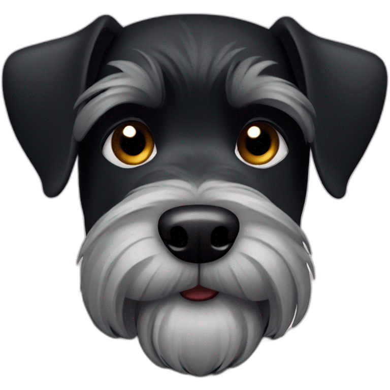 black schnauzer emoji