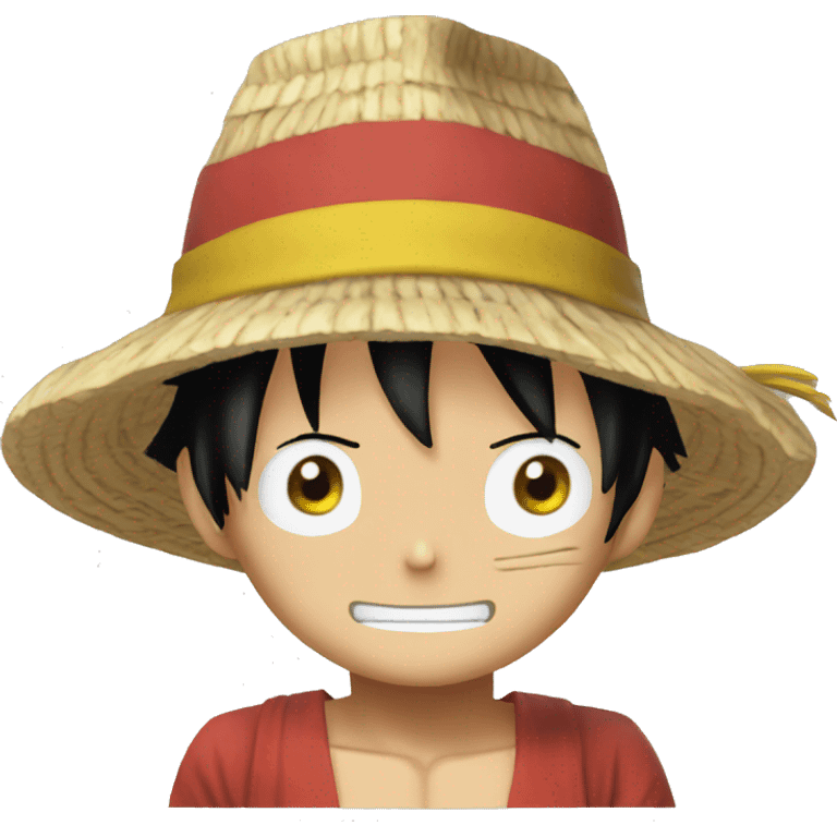 luffy from one piece emoji