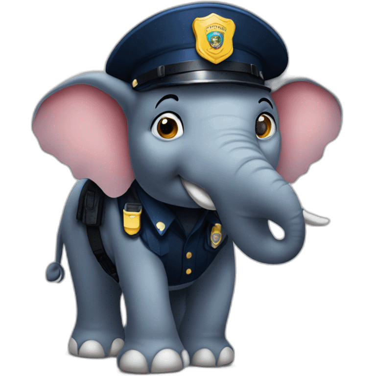 police elephant emoji