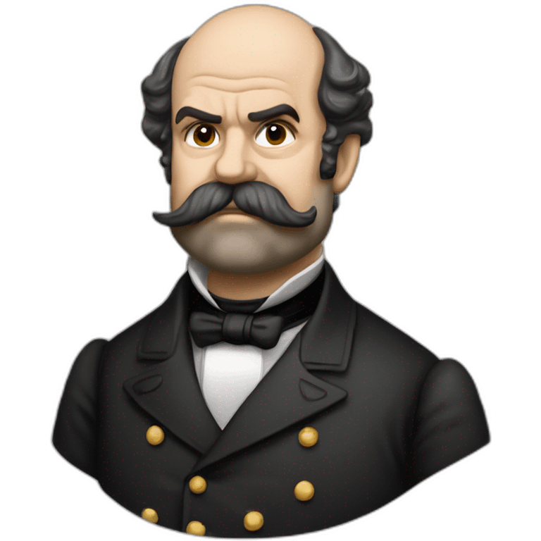 Ambrose Burnside with sideburns emoji