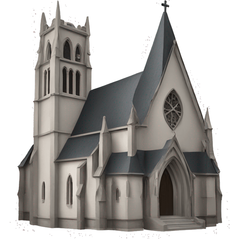 A gothic church  emoji