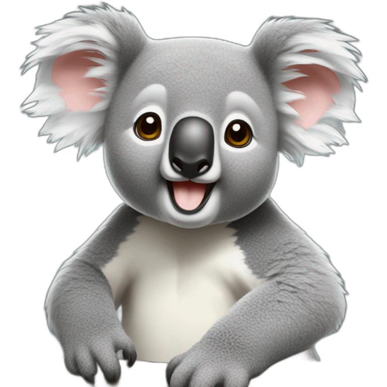 Koala qui fait caca emoji