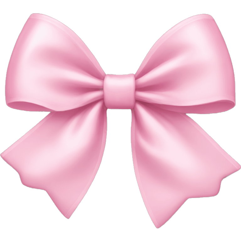 Light pink bow emoji