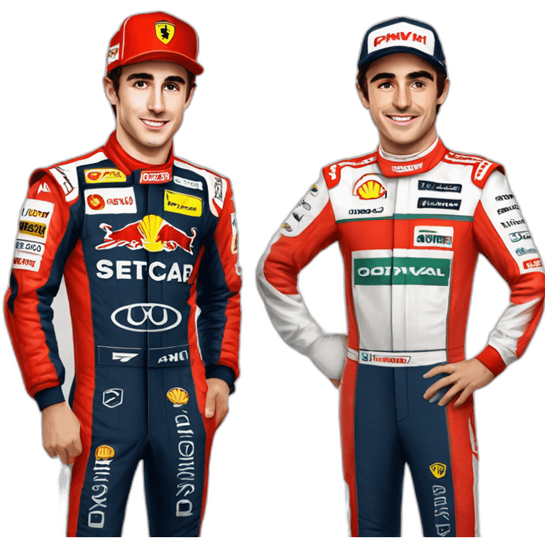 F1 Ferrari Charles Leclerc And Sainz emoji