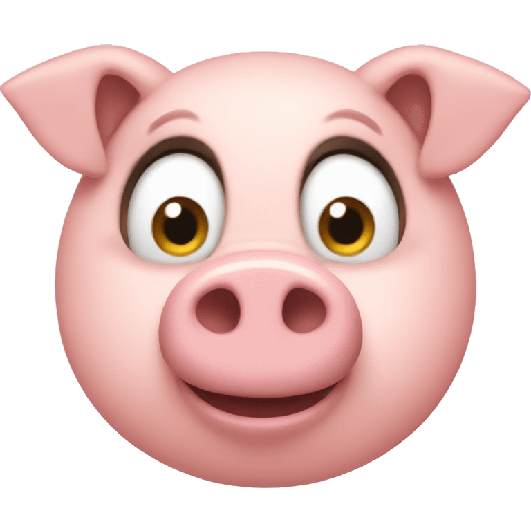 Me as a pig emoji