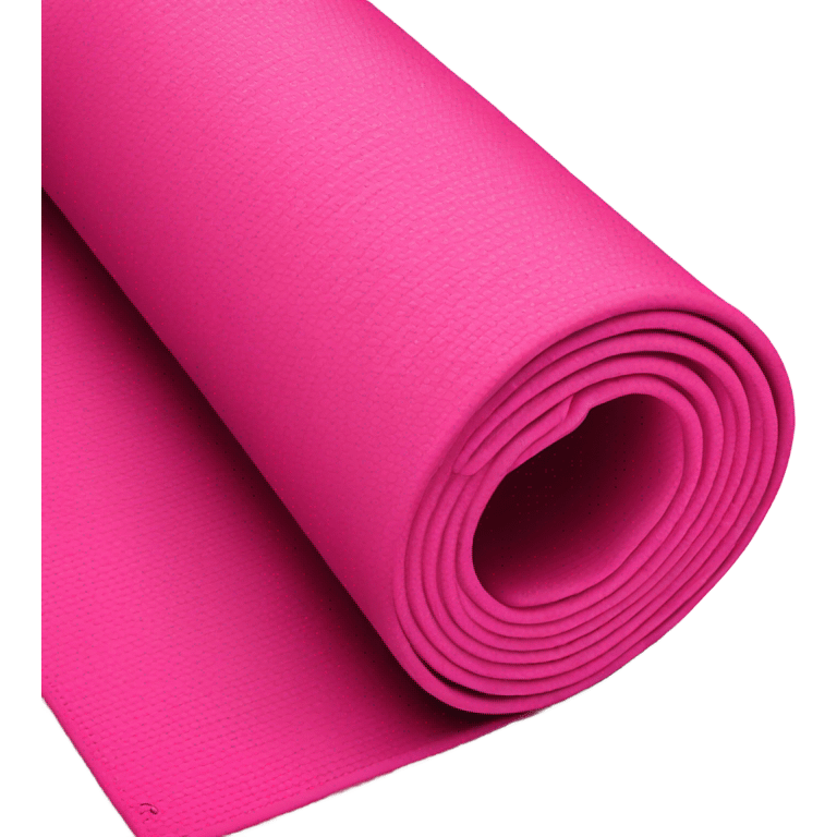 Pink Yoga mat  emoji