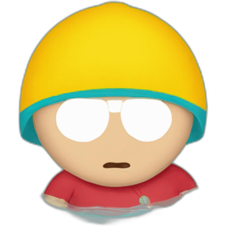 Cartman in pool emoji