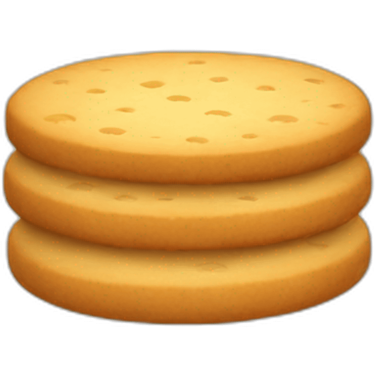 round biscuit emoji