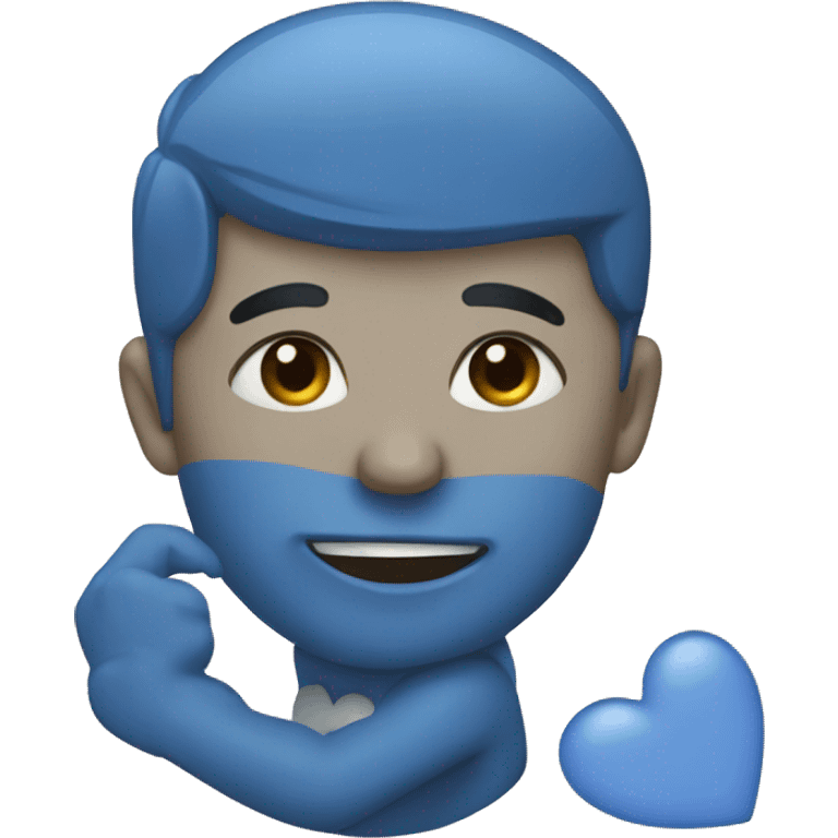 Blue love  emoji