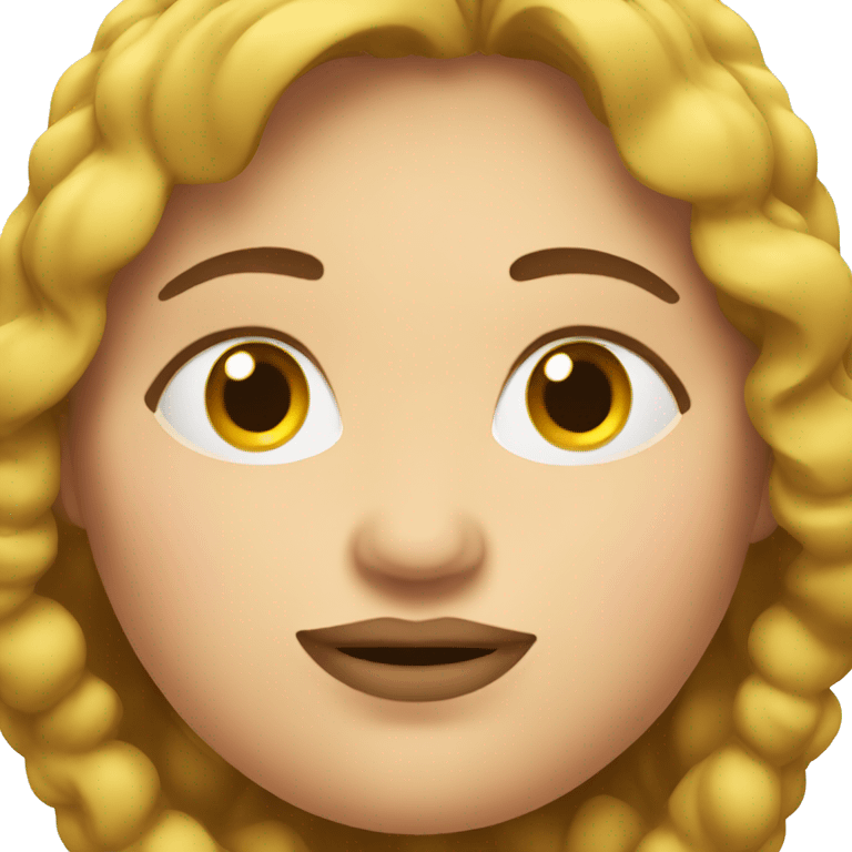 A fat woman emoji