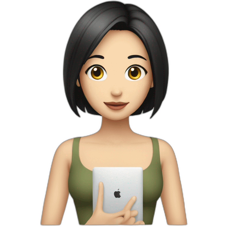 nico-robin-with-a-macbook emoji