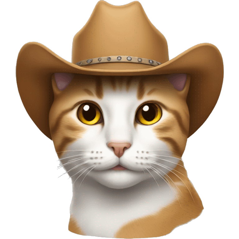 cat with cowboy hat emoji