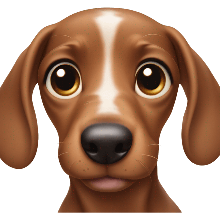 sausage dog puppy eyes emoji