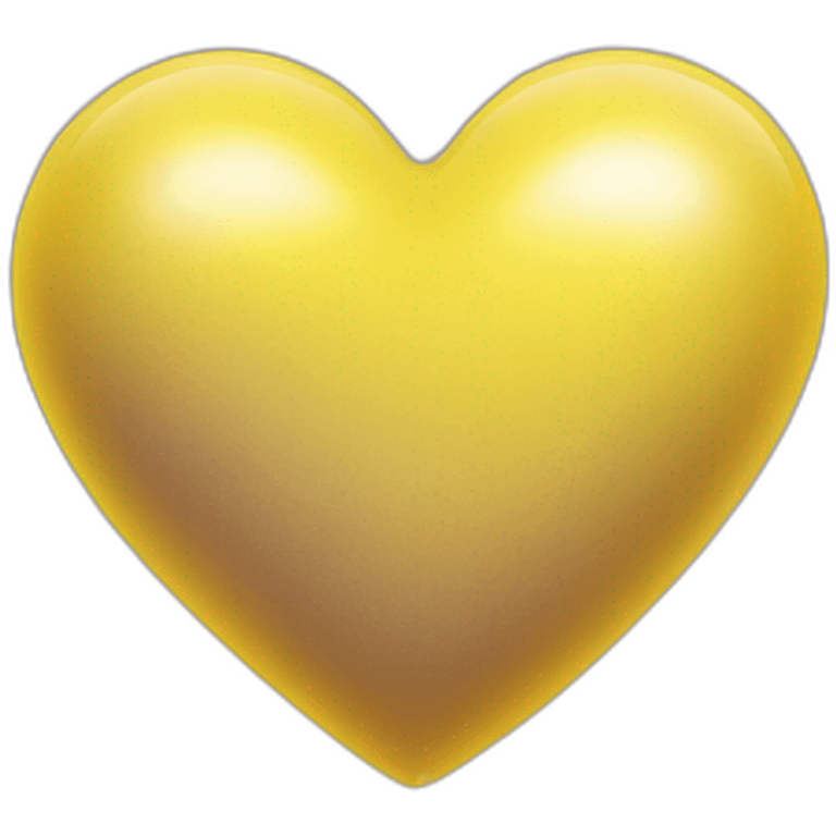 Healing heart in yellow colour  emoji