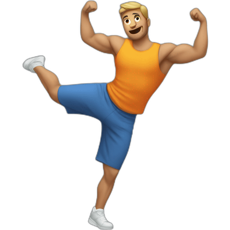 Hip thrust man emoji