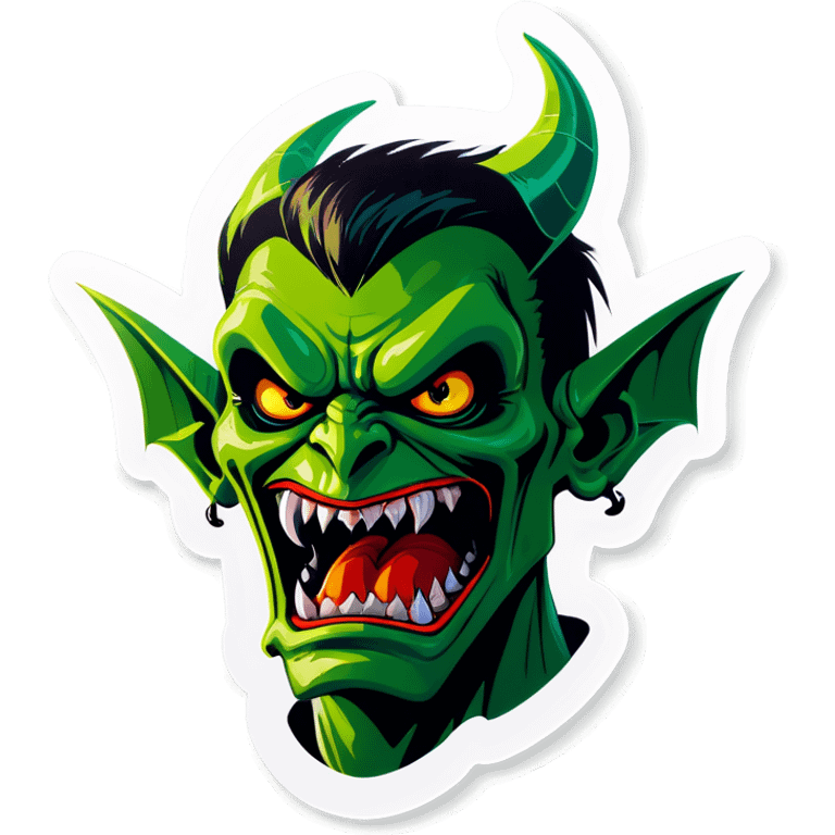 Green Devil emoji