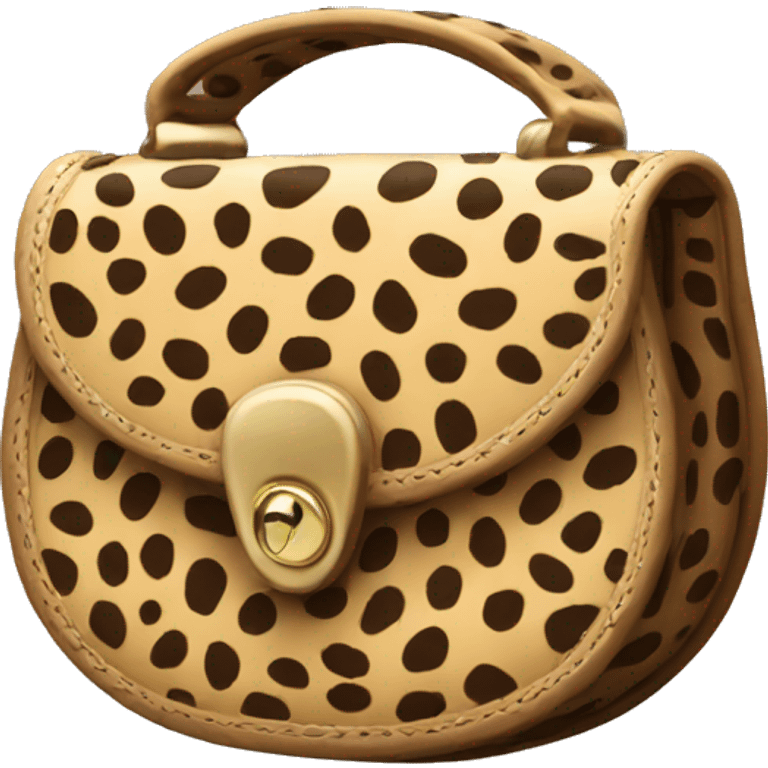 Cheetah purse emoji