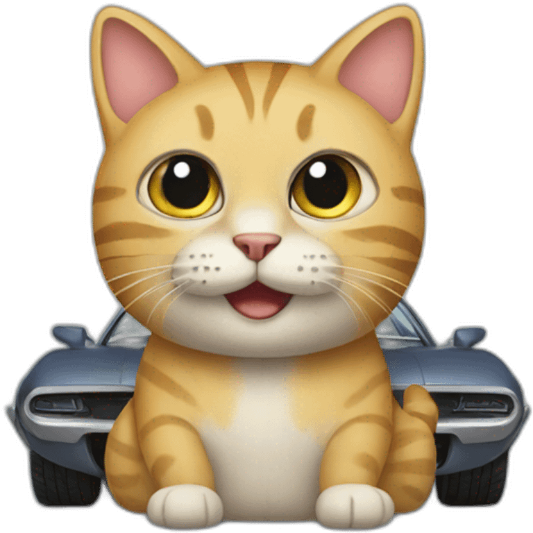 car cat emoji