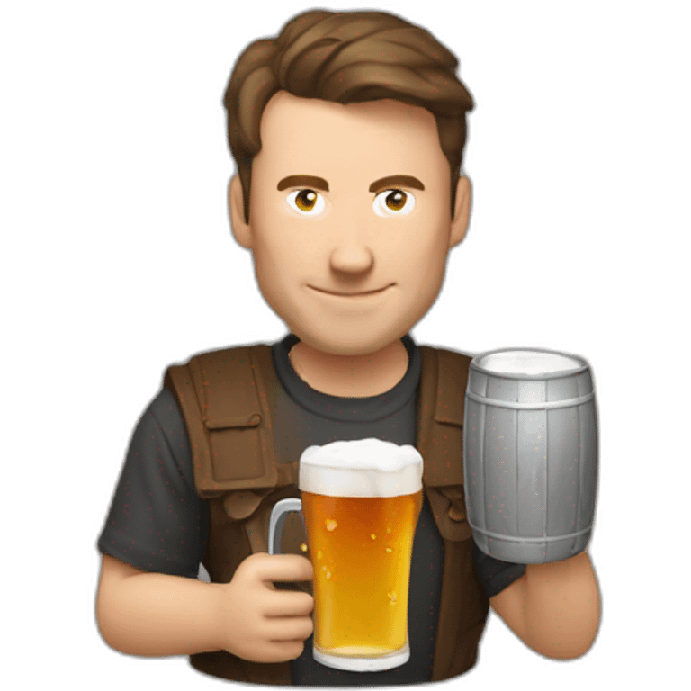 Hellon musk drink beer emoji