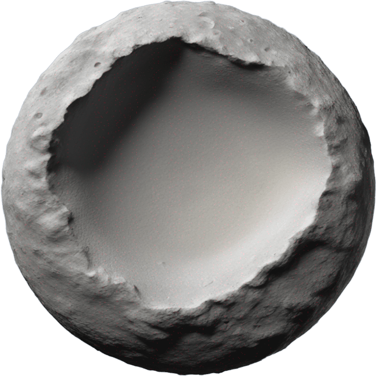 Moon crater emoji