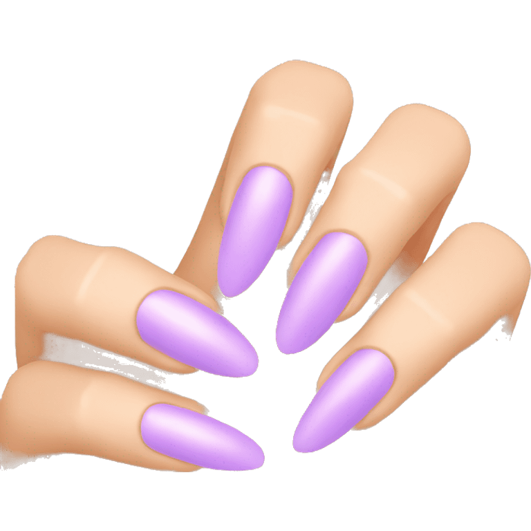 vApplying base to the nail emoji