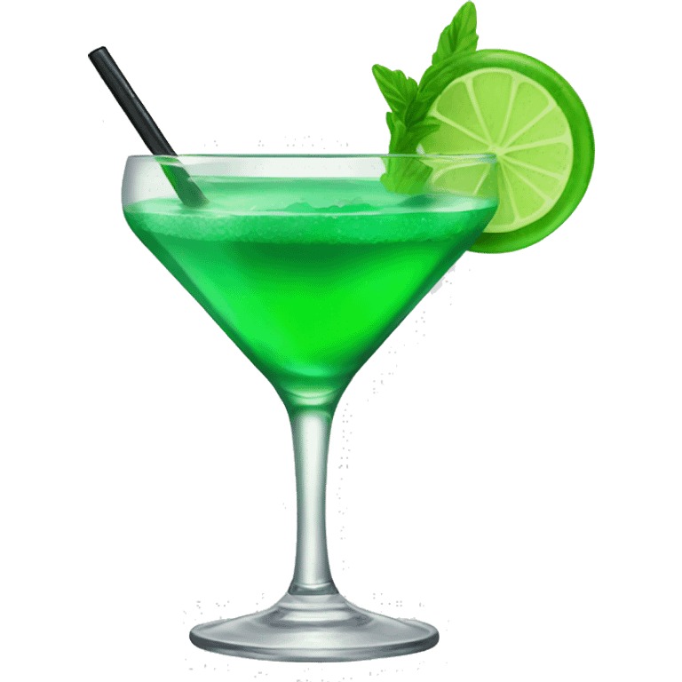 Green cocktail  emoji