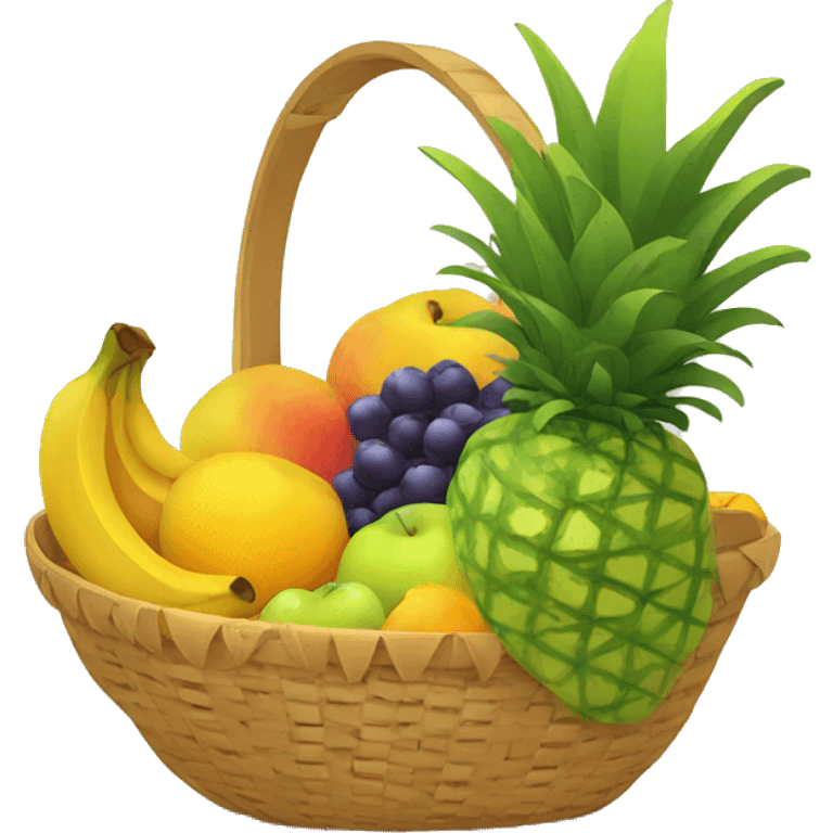 fruit basket emoji