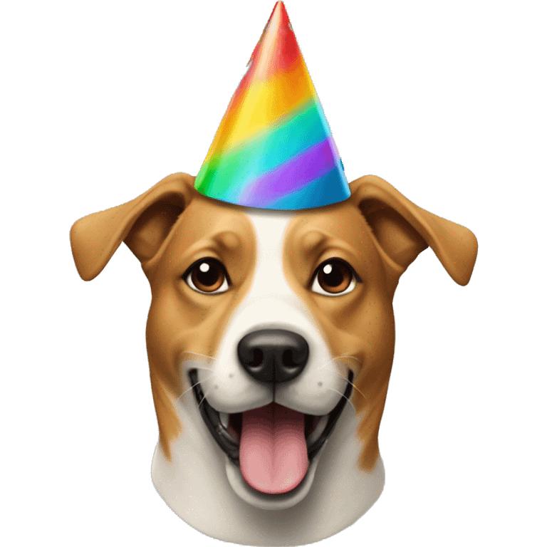 Dog with Partyhat emoji