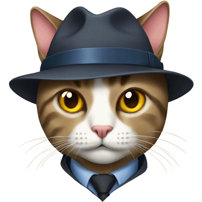 detective cat emoji