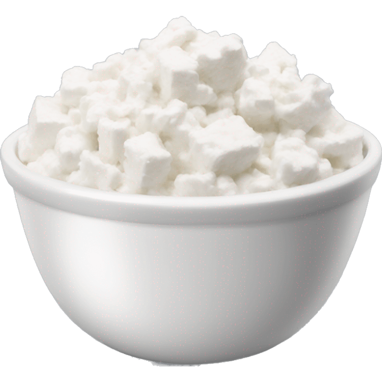 cottage cheese in a bowl emoji