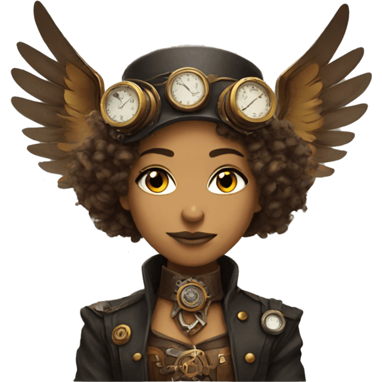 Steampunk angel  emoji