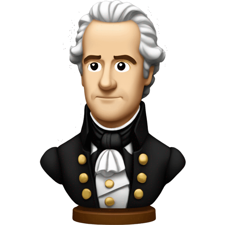 Bust of Alexander Hamilton  emoji