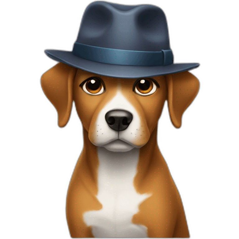 Dog detective emoji