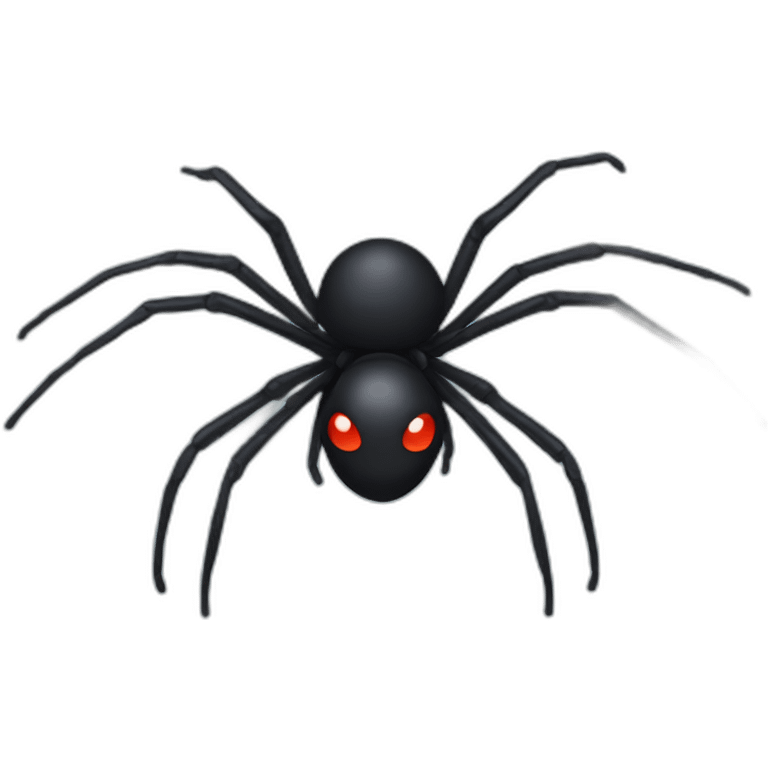 black widow spider emoji