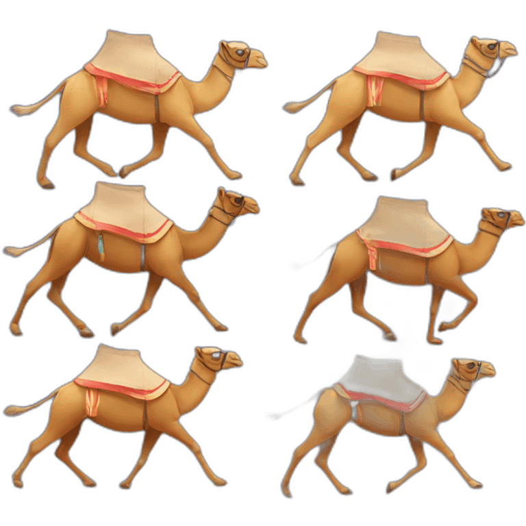 camel racing emoji